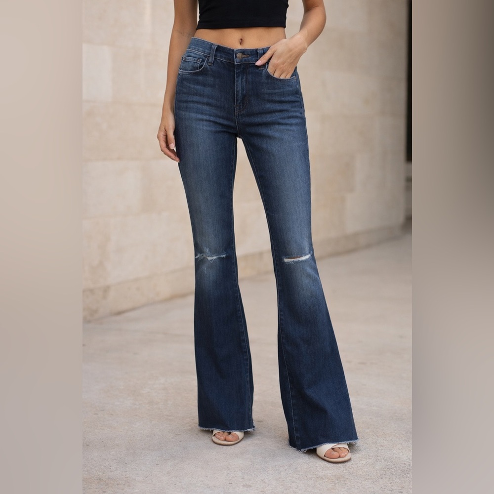J Brand Dark Blue Flare Jeans size 26